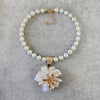Baroque Pearl Flower Pendant Necklace